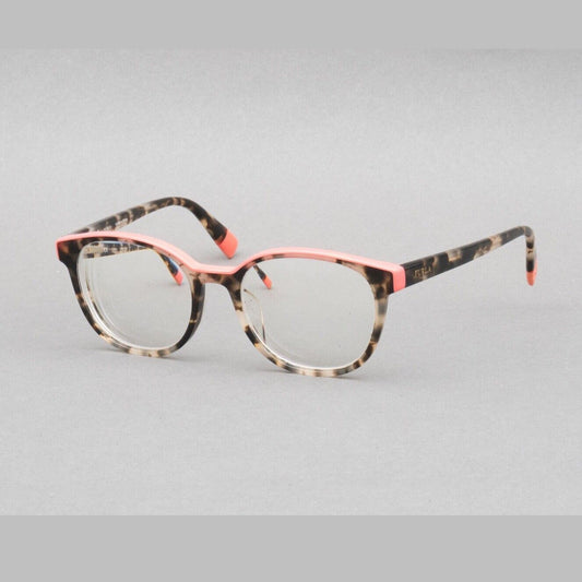 Furla VFU183K Col. 0M65 Pink Tortoise Eyeglasses Frames 49[]18 140 Made In Italy