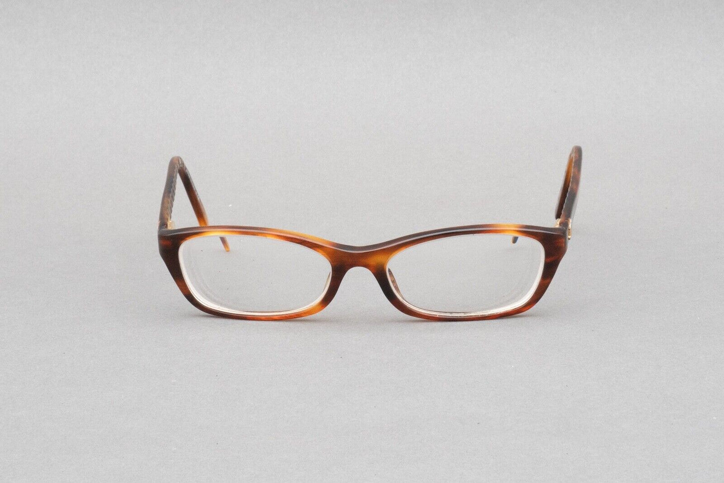 Chanel 3143 C.1077 Brown Havana Striped Eyeglasses Frames 51[]16 135 Italy