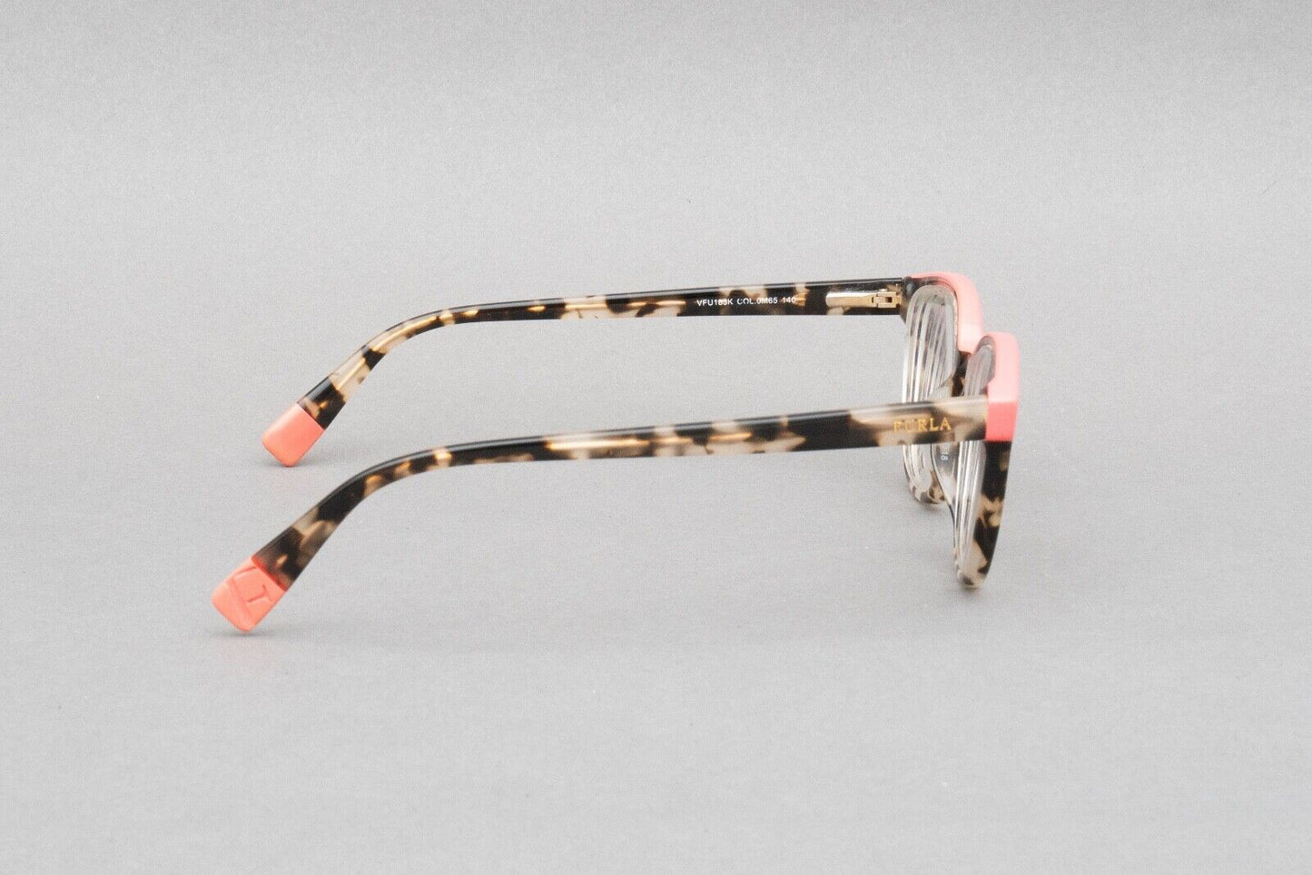 Furla VFU183K Col. 0M65 Pink Tortoise Eyeglasses Frames 49[]18 140 Made In Italy