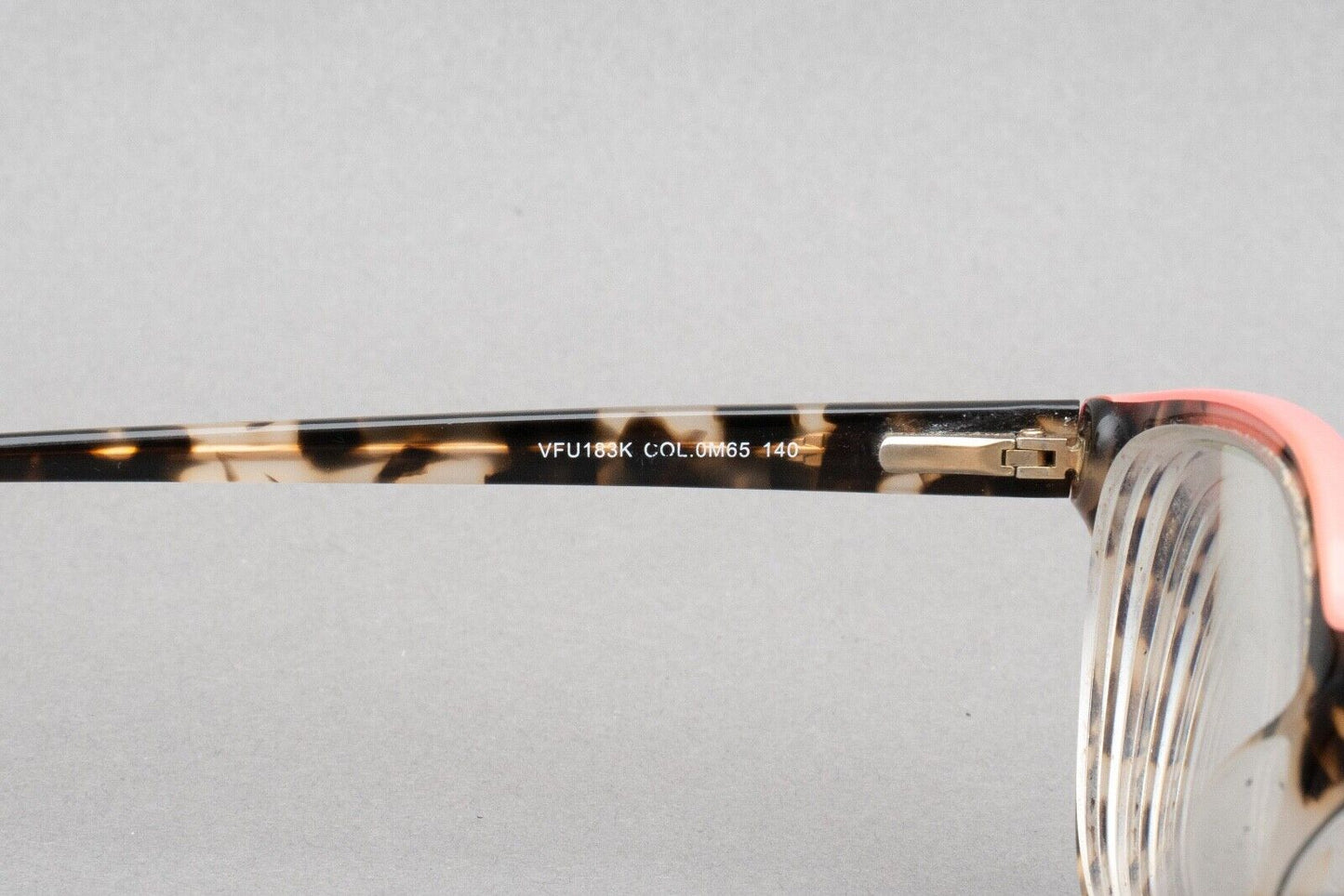 Furla VFU183K Col. 0M65 Pink Tortoise Eyeglasses Frames 49[]18 140 Made In Italy