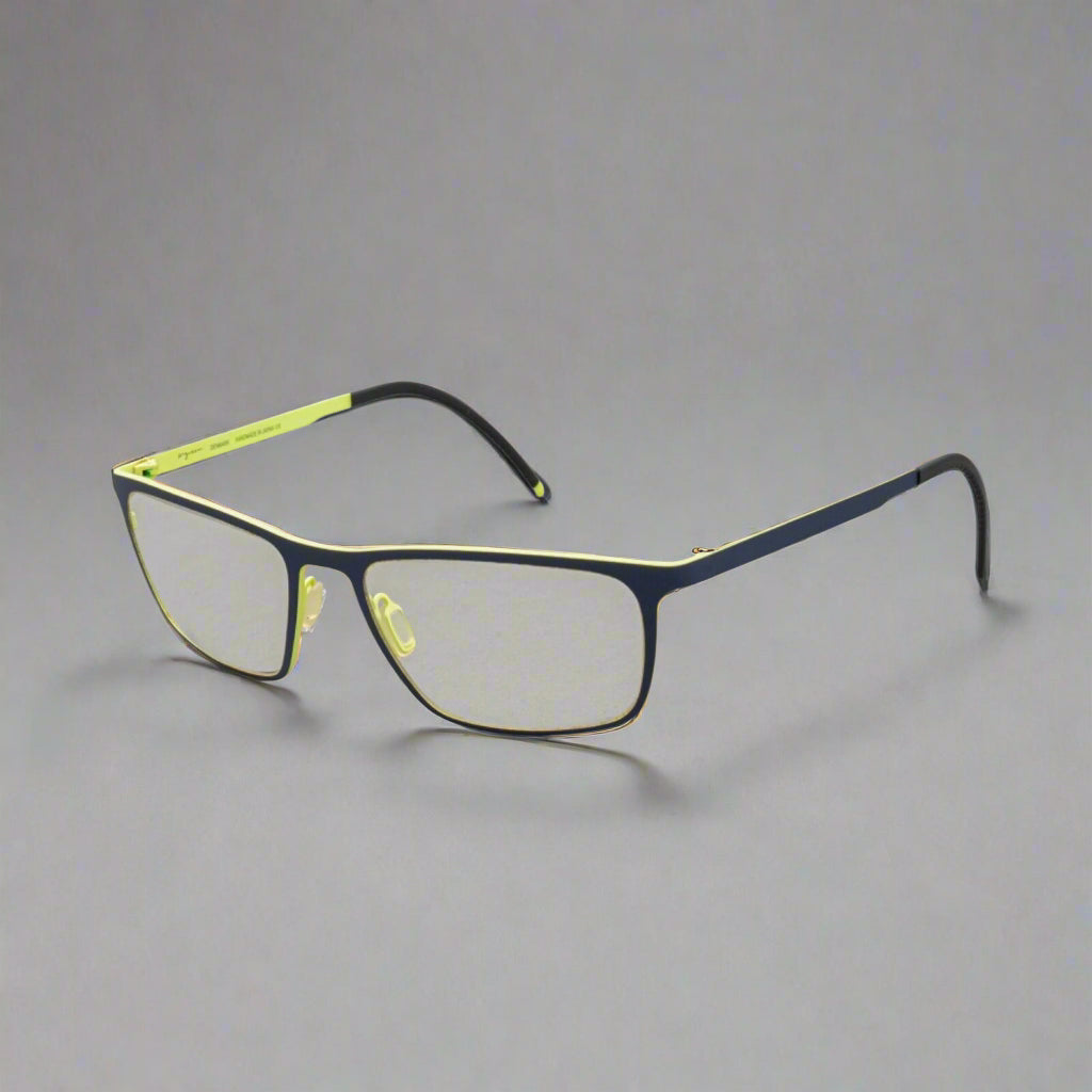 Orgreen Cook 941 Navy Lemon Titanium Eyeglasses Frames 59[]19 154 Made In Japan