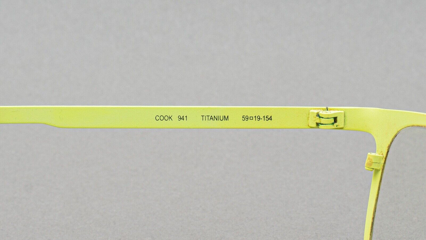 Orgreen Cook 941 Navy Lemon Titanium Eyeglasses Frames 59[]19 154 Made In Japan