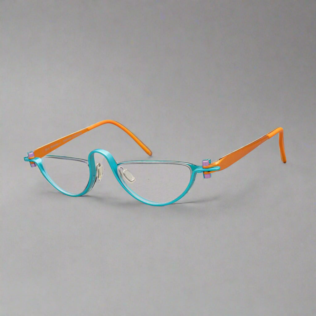 Gail Spence For ProDesign 9904 C.8521 Aluminum Eyeglasses 52[]23 Made In Denmark