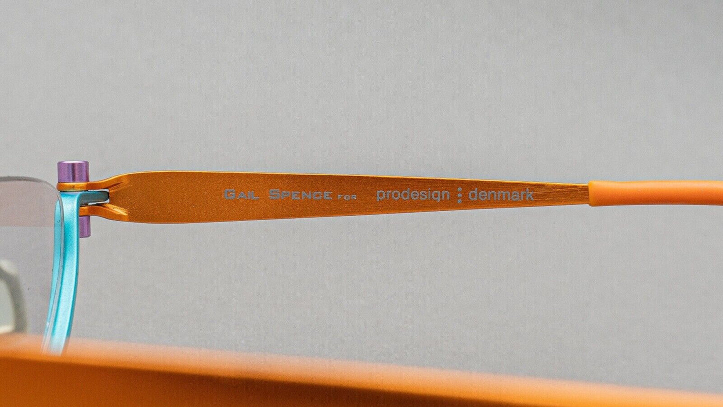 Gail Spence For ProDesign 9904 C.8521 Aluminum Eyeglasses 52[]23 Made In Denmark