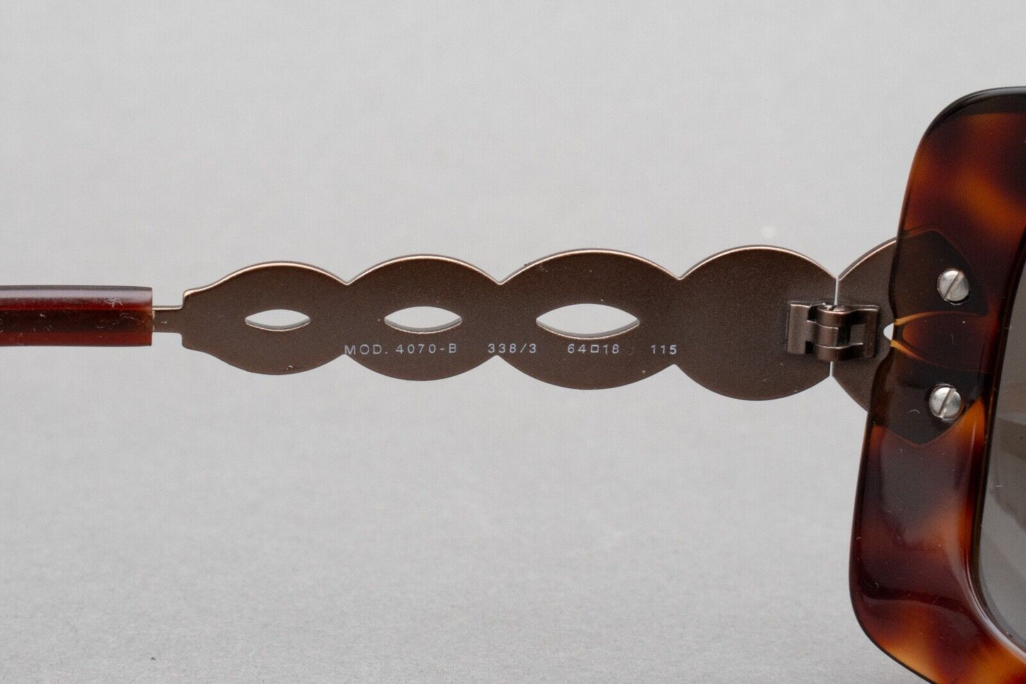 Versace Mod. 4070-B 338/3 Medusa Tortoise Sunglasses Frames 64[]18 115 Italy