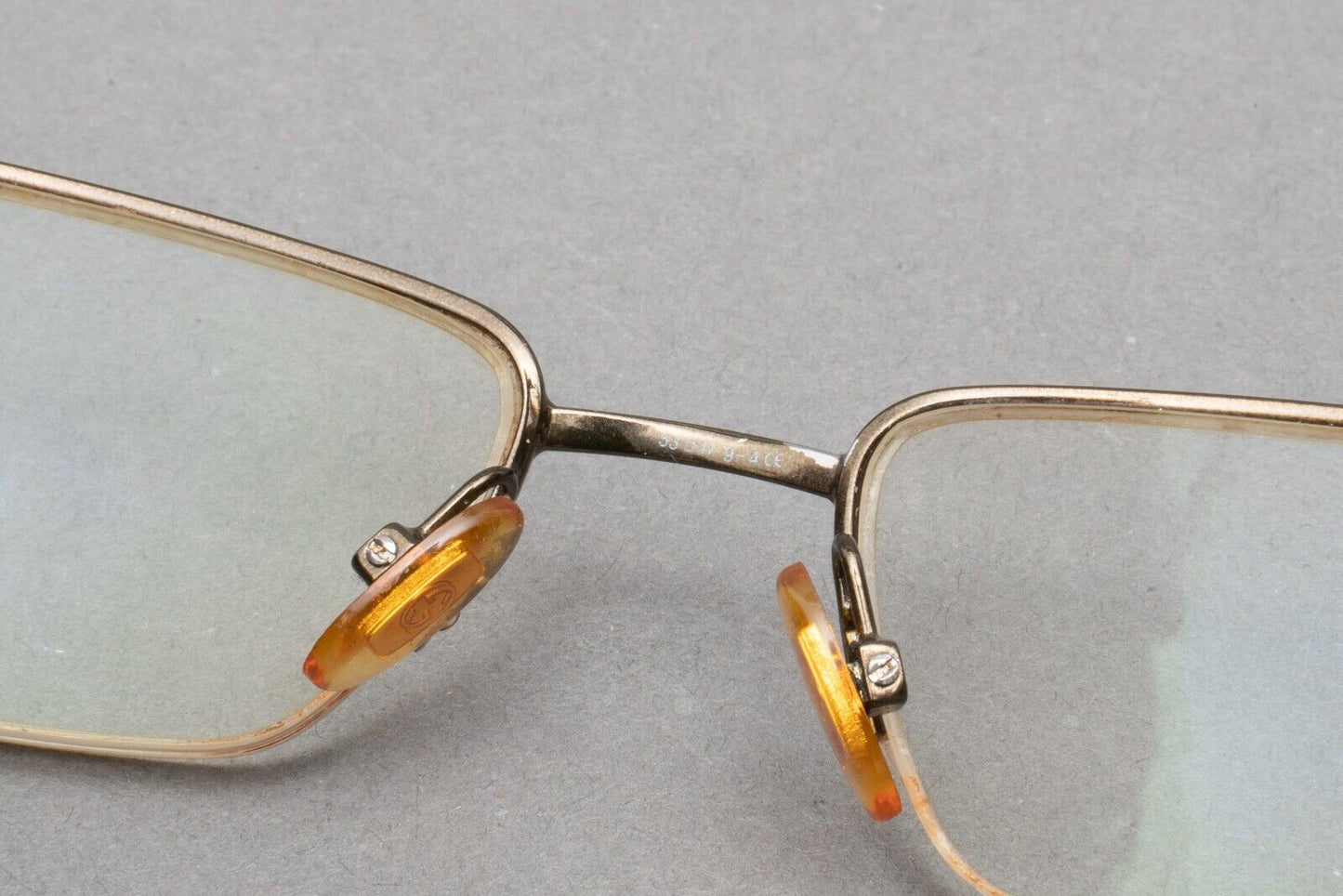 Gucci 1878 QYQ Dark Brown Sand Eyeglasses Frames 53[]17 140 Made In Italy