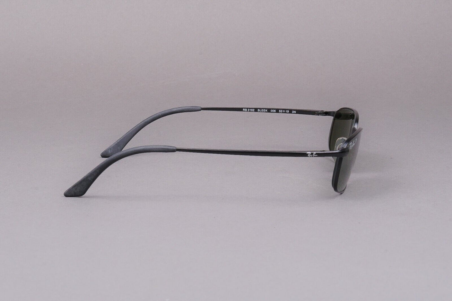 Ray Ban RB 3162 Sleek 006 Black Sunglasses Eyeglasses 52[]19 3N (Frame Only)