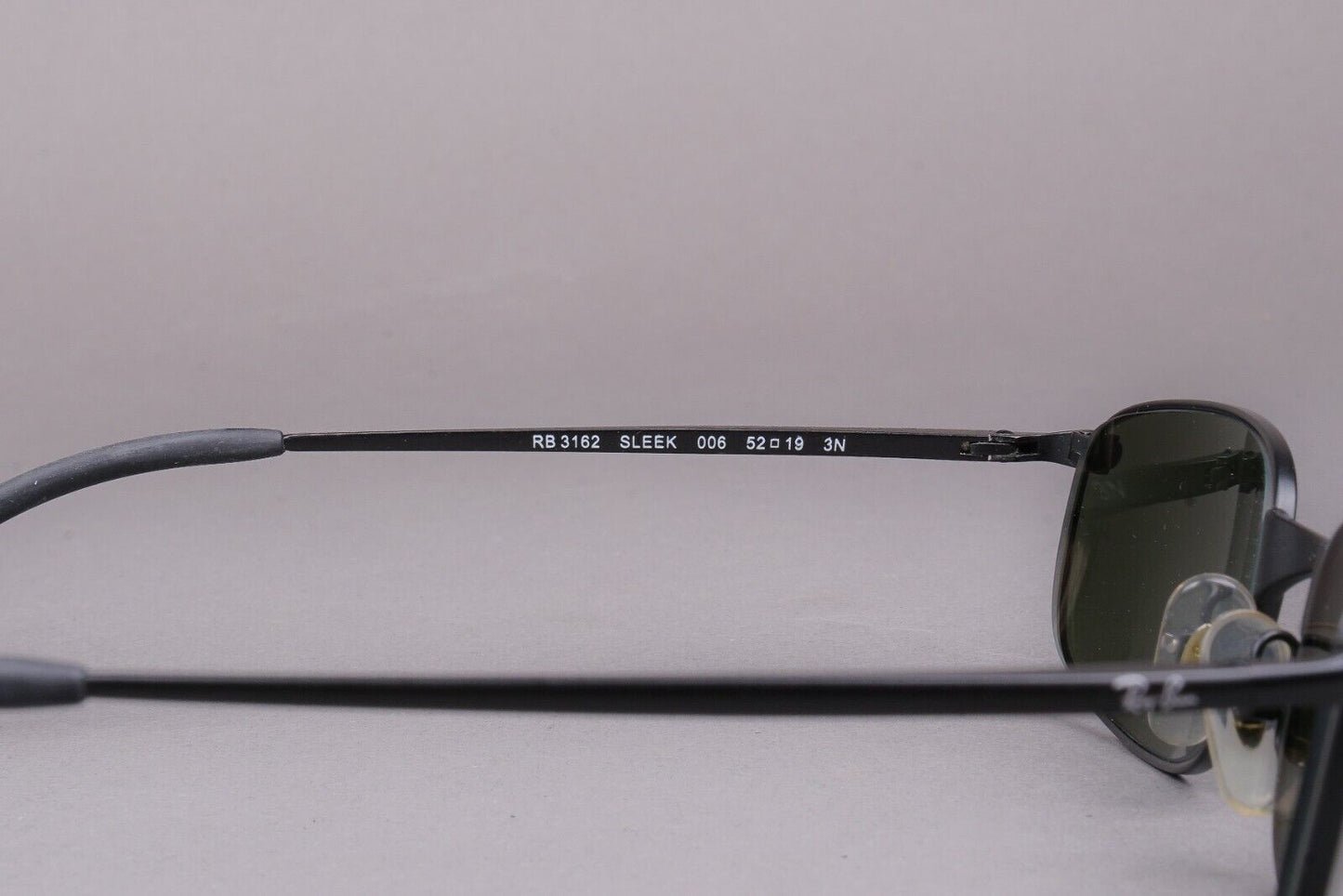 Ray Ban RB 3162 Sleek 006 Black Sunglasses Eyeglasses 52[]19 3N (Frame Only)