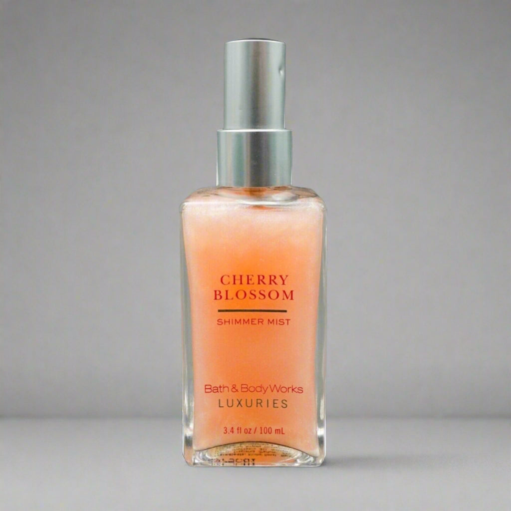 Bath & Body Works Luxuries Cherry Blossom Shimmer Mist 3.4 oz / 100 ml