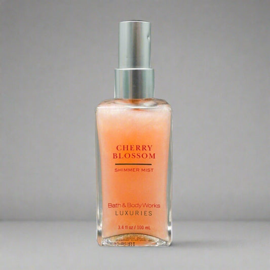 Bath & Body Works Luxuries Cherry Blossom Shimmer Mist 3.4 oz / 100 ml