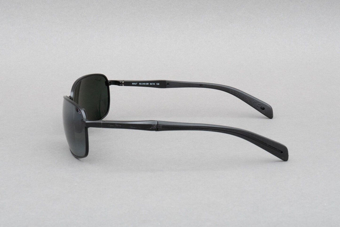 Maui Jim MJ-240-2M Long Beach Gray Polarized Sunglasses 64[]16 130 Made In Japan