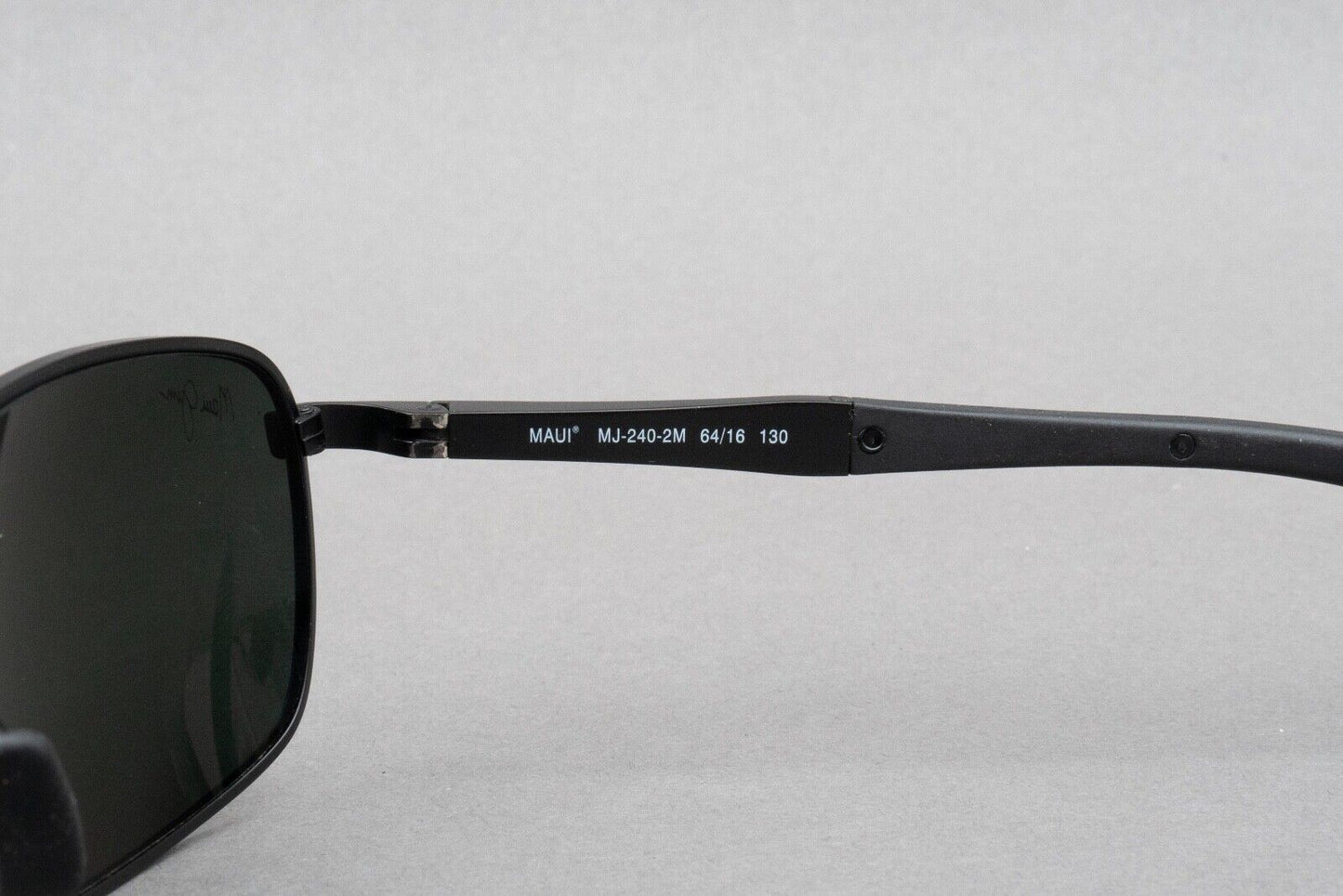 Maui Jim MJ-240-2M Long Beach Gray Polarized Sunglasses 64[]16 130 Made In Japan