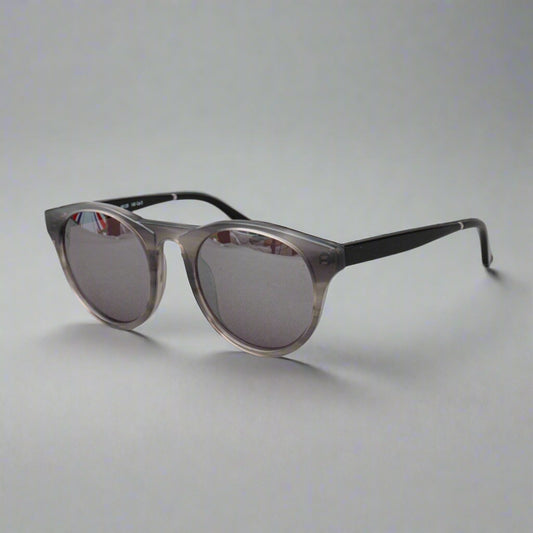 Smoke & Mirrors Et Moi SM114-L3A Gray Black Sunglasses 48[]20 140 Made In France