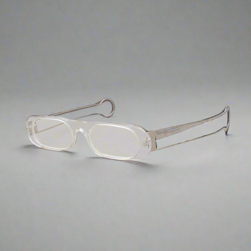 Michel Henau M 7 100 Transparant Eyeglasses Frames Made In France