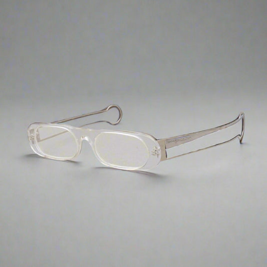 Michel Henau M 7 100 Transparant Eyeglasses Frames Made In France