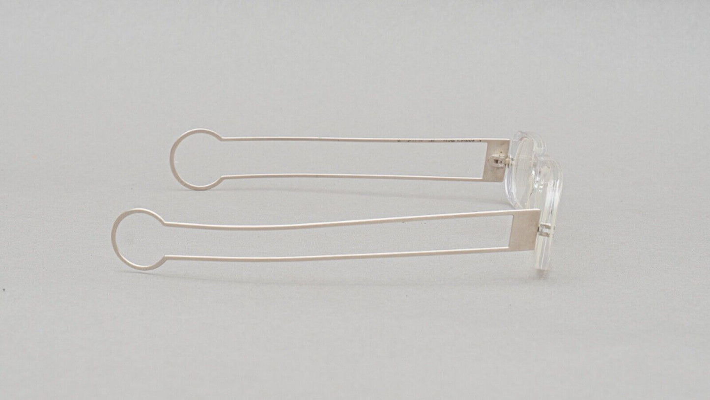 Michel Henau M 7 100 Transparant Eyeglasses Frames Made In France