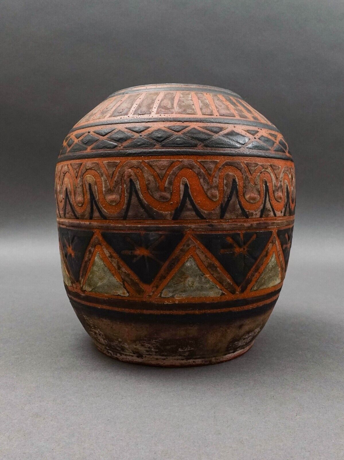 Berkshire Pottery Gertraud Stosiek Signed Vintage Mid Century Modern Art Vase