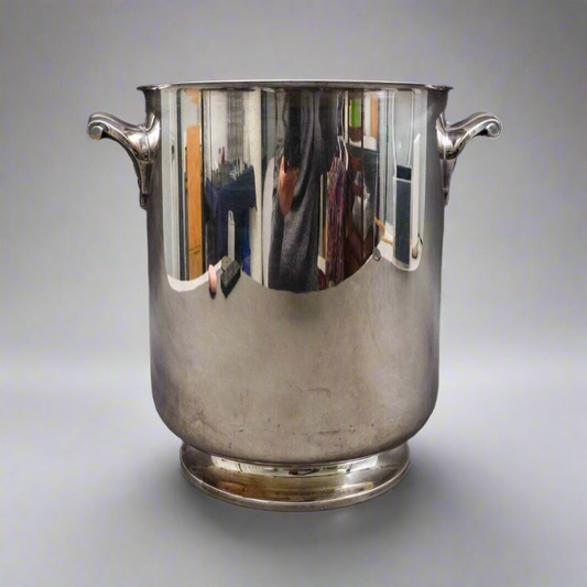 Christofle France Gallia Ormesson Silver Plated Champagne Bucket Wine Cooler