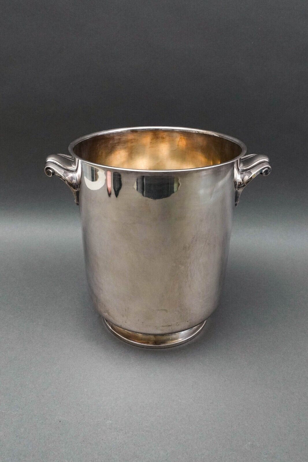Christofle France Gallia Ormesson Silver Plated Champagne Bucket Wine Cooler
