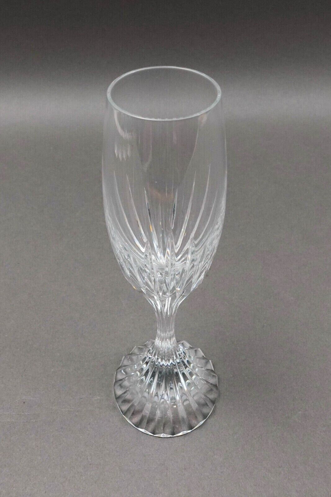 Baccarat Crystal France Massena 8 1/2" Champagne Flute Glasses Set Of 5