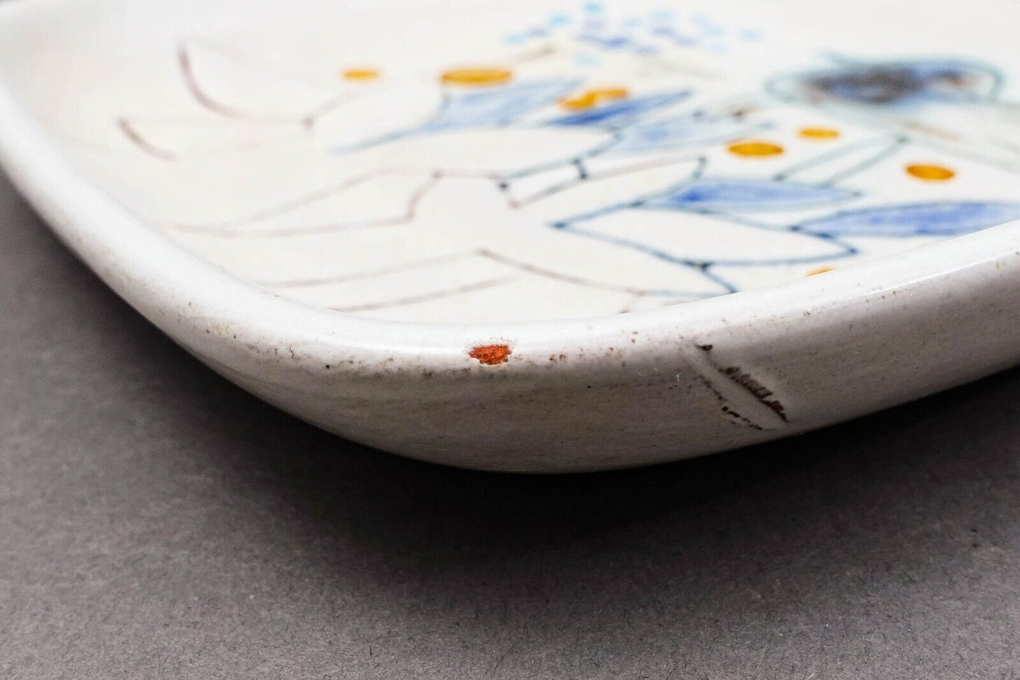 Susana Espinosa 1975 Signed MCM Puerto Rico Studio Art Pottery Plate Dish
