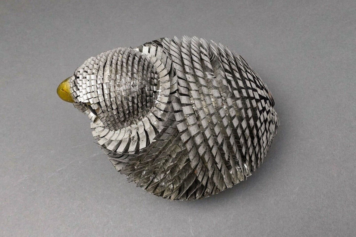 Sergio Bustamante Vintage MCM Brutalist Mixed Metal Bird Sculpture Jere 6.5"