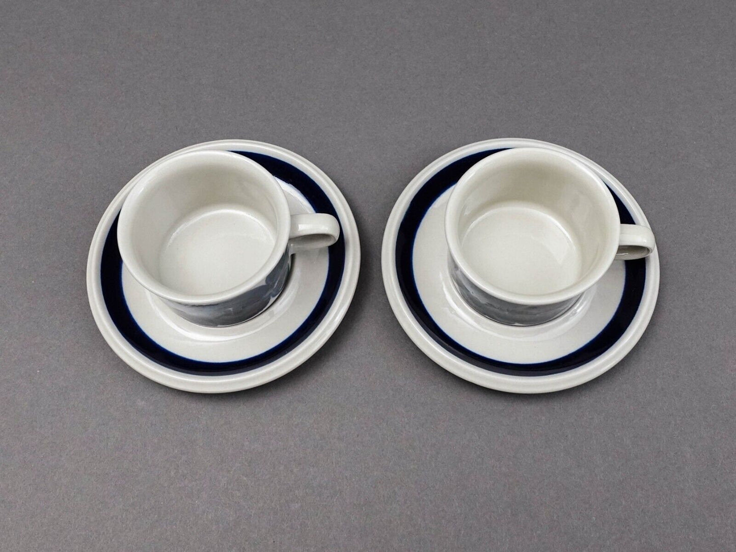 Arabia Finland Ulla Procope Anemone Demitasse Espresso Cup & Saucer Set Of 2