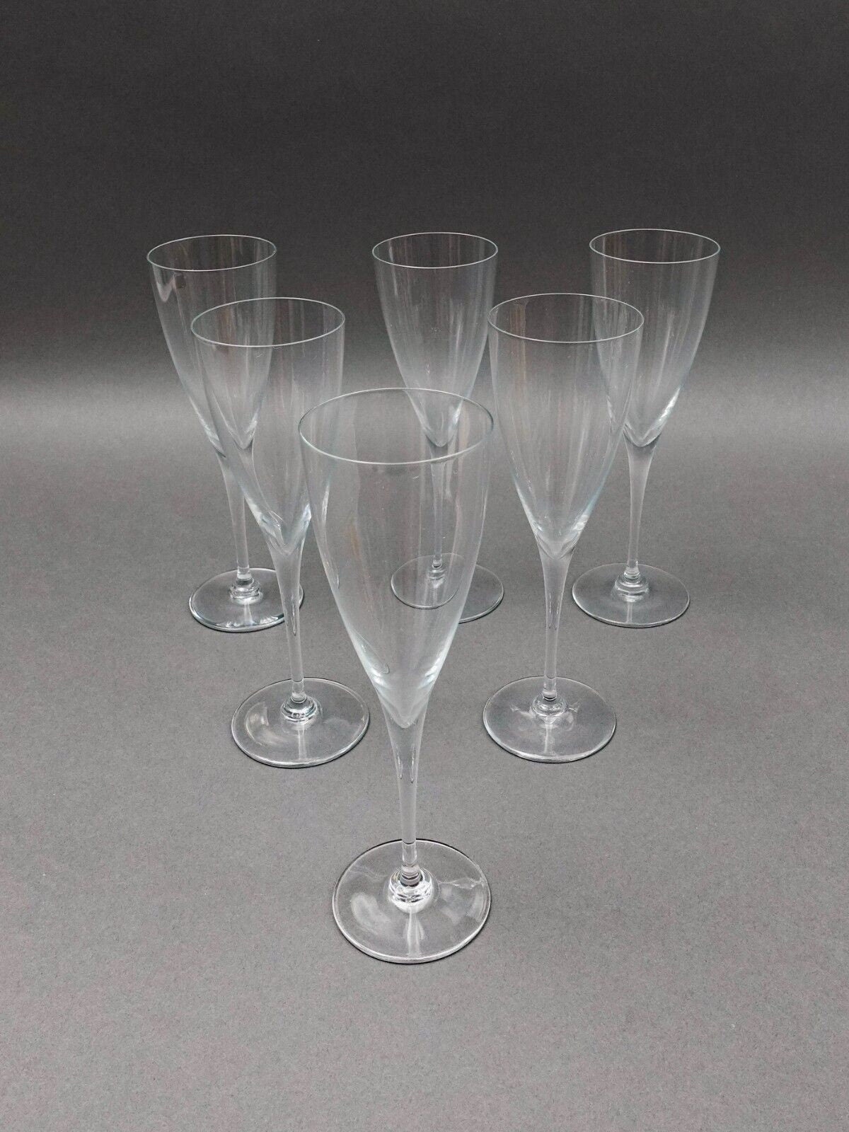 Baccarat Crystal France Dom Perignon 7 3/8" Port Wine Glasses Set Of 6