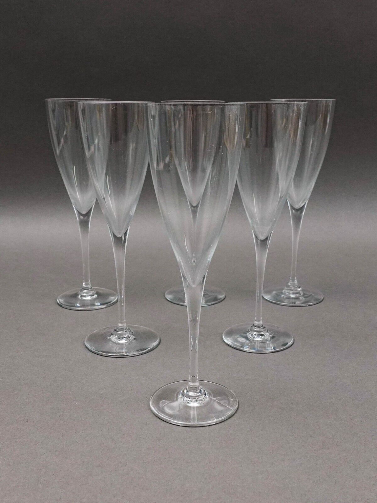 Baccarat Crystal France Dom Perignon 7 3/8" Port Wine Glasses Set Of 6
