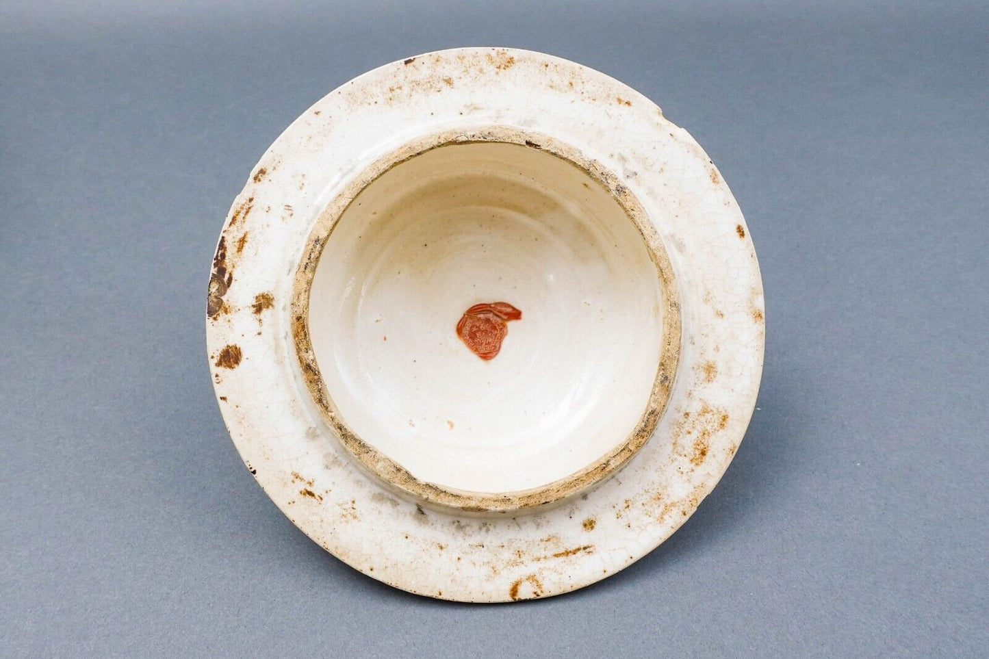 Chinese Porcelain Famille Rose Peacock Large 16 1/2" Lidded Ginger Jar (Read)