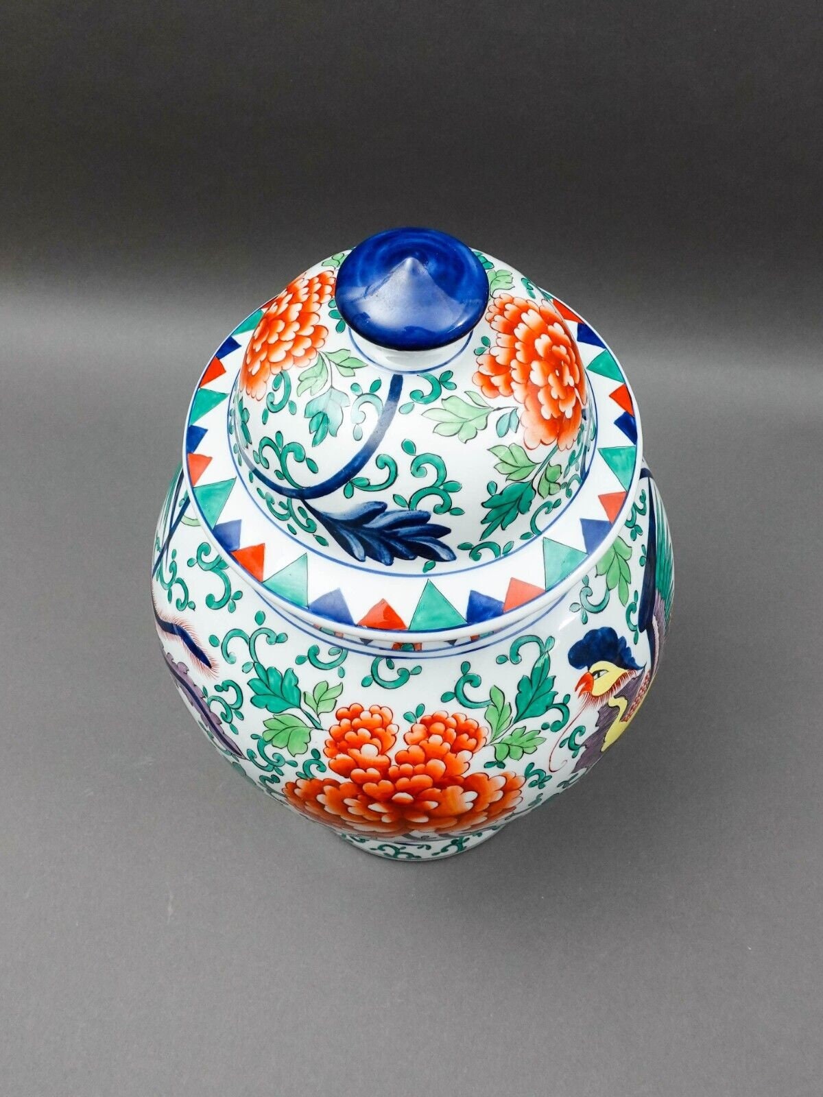 Cartier Porcelaine De Paris France Hand Painted Large Ginger Jar Vase 18.5"