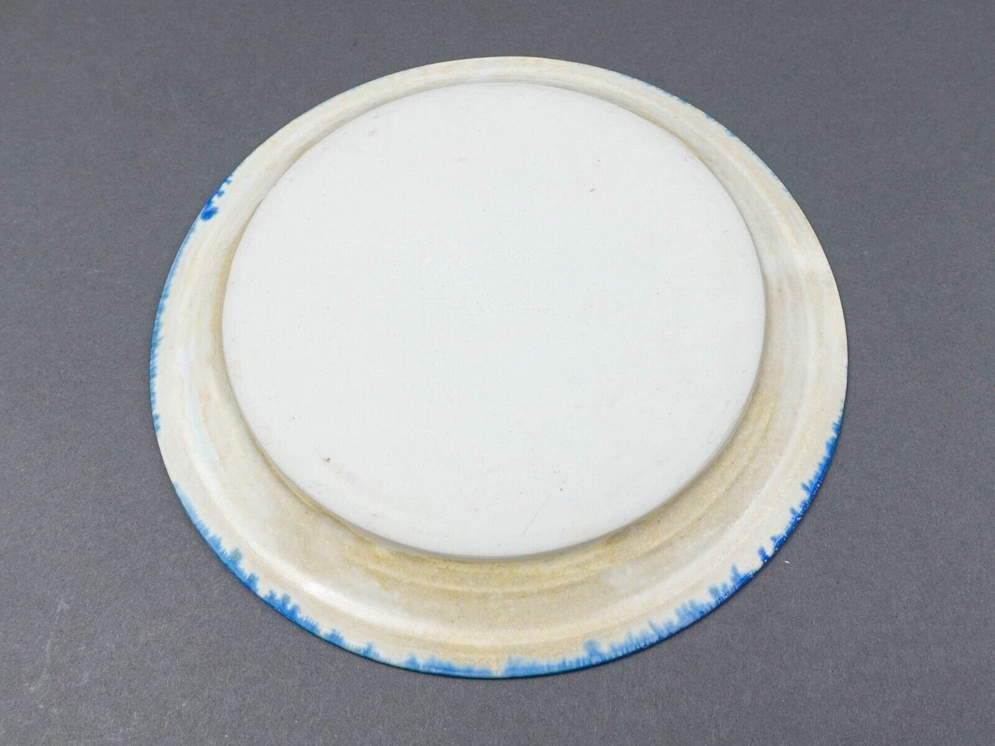 Edgecomb Potters USA Blue Green Glazed Porcelain Salad Plate Set Of 4