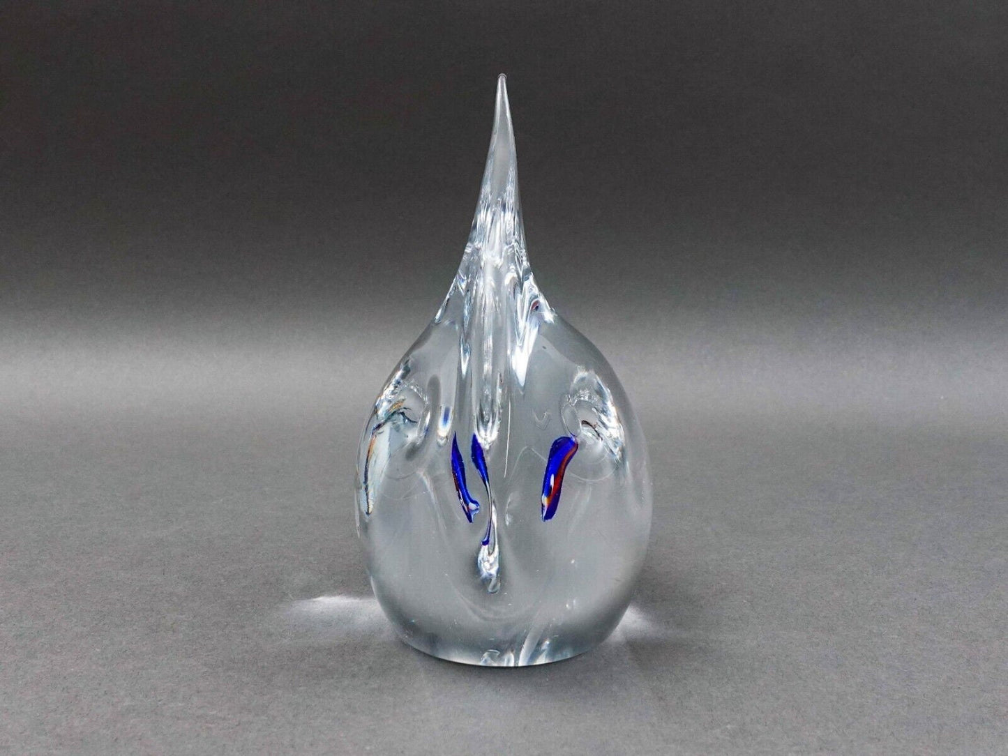 Elio Raffaeli Signed Oggetti Murano Italy Fish Aquarium Art Glass Sculpture
