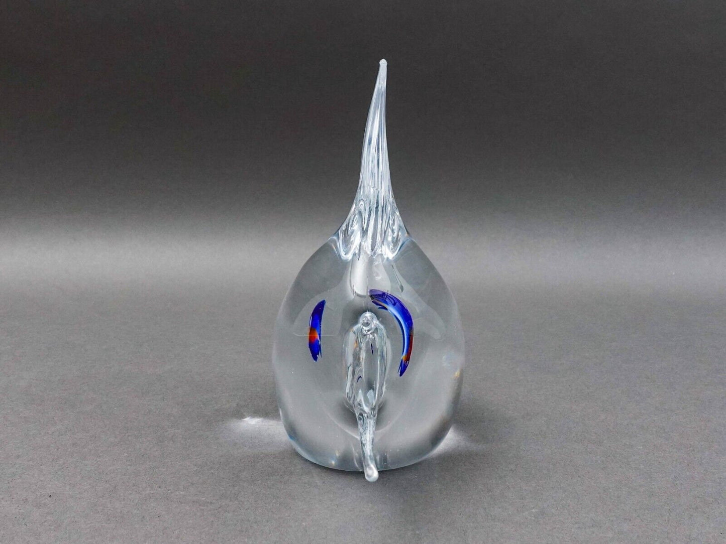 Elio Raffaeli Signed Oggetti Murano Italy Fish Aquarium Art Glass Sculpture