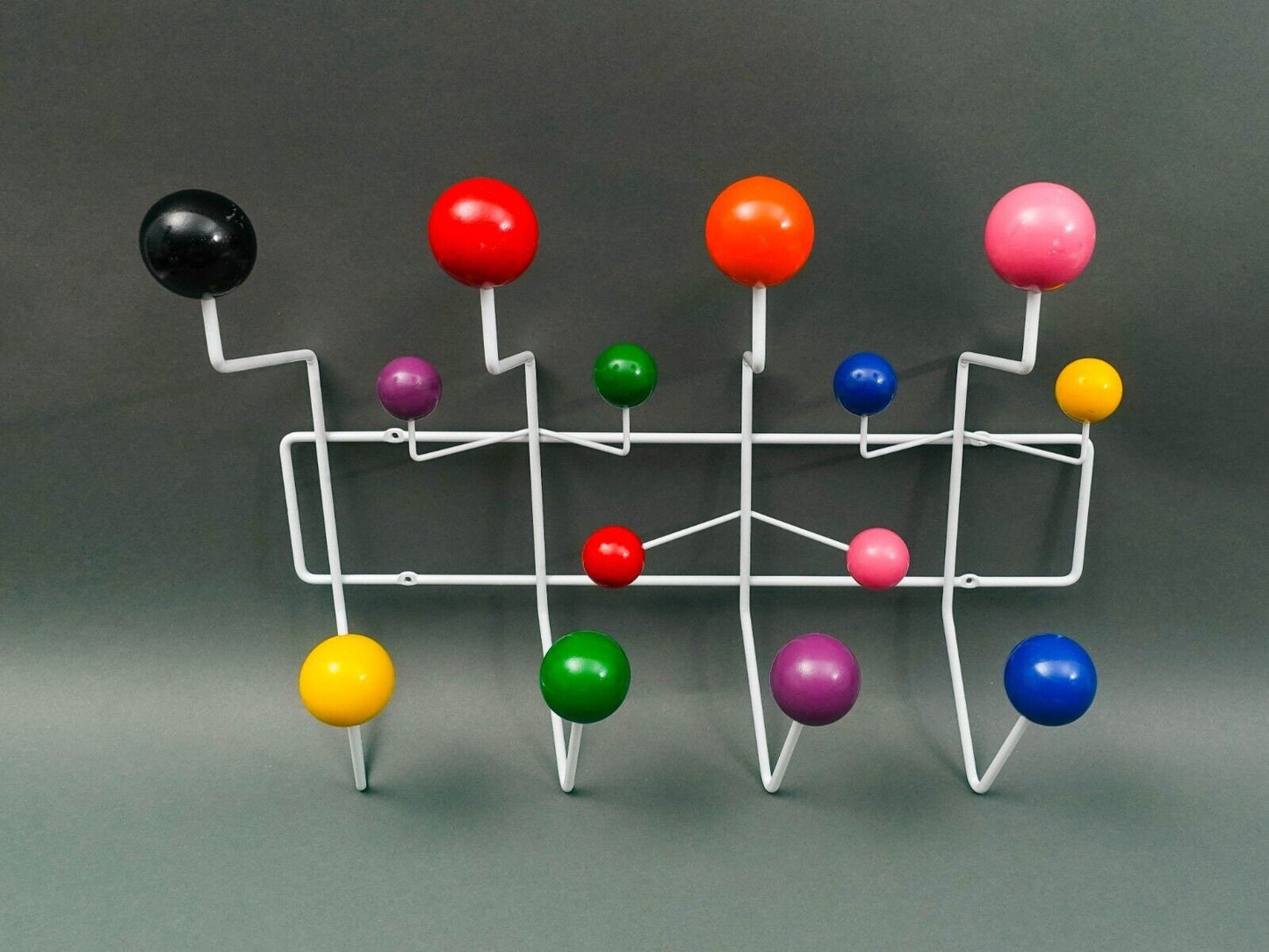 Herman Miller Charles & Ray Eames Mid Century Modern Hang It All Wall Coat Rack