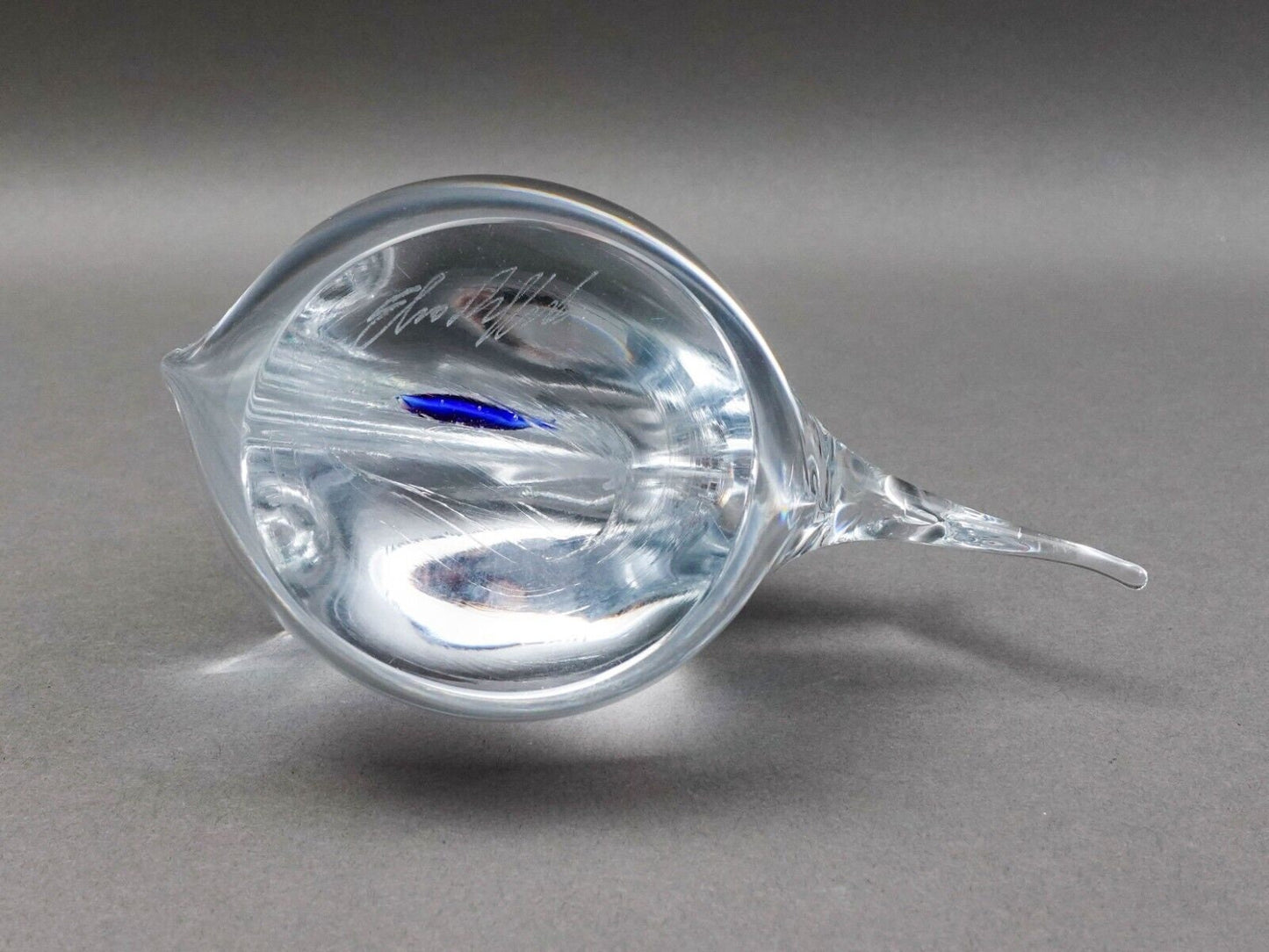 Elio Raffaeli Signed Oggetti Murano Italy Fish Aquarium Art Glass Sculpture