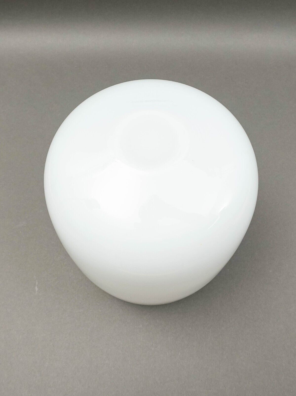 Iittala Finland Timo Sarpaneva Signed MCM Jurmo White Art Glass Vase (Read)
