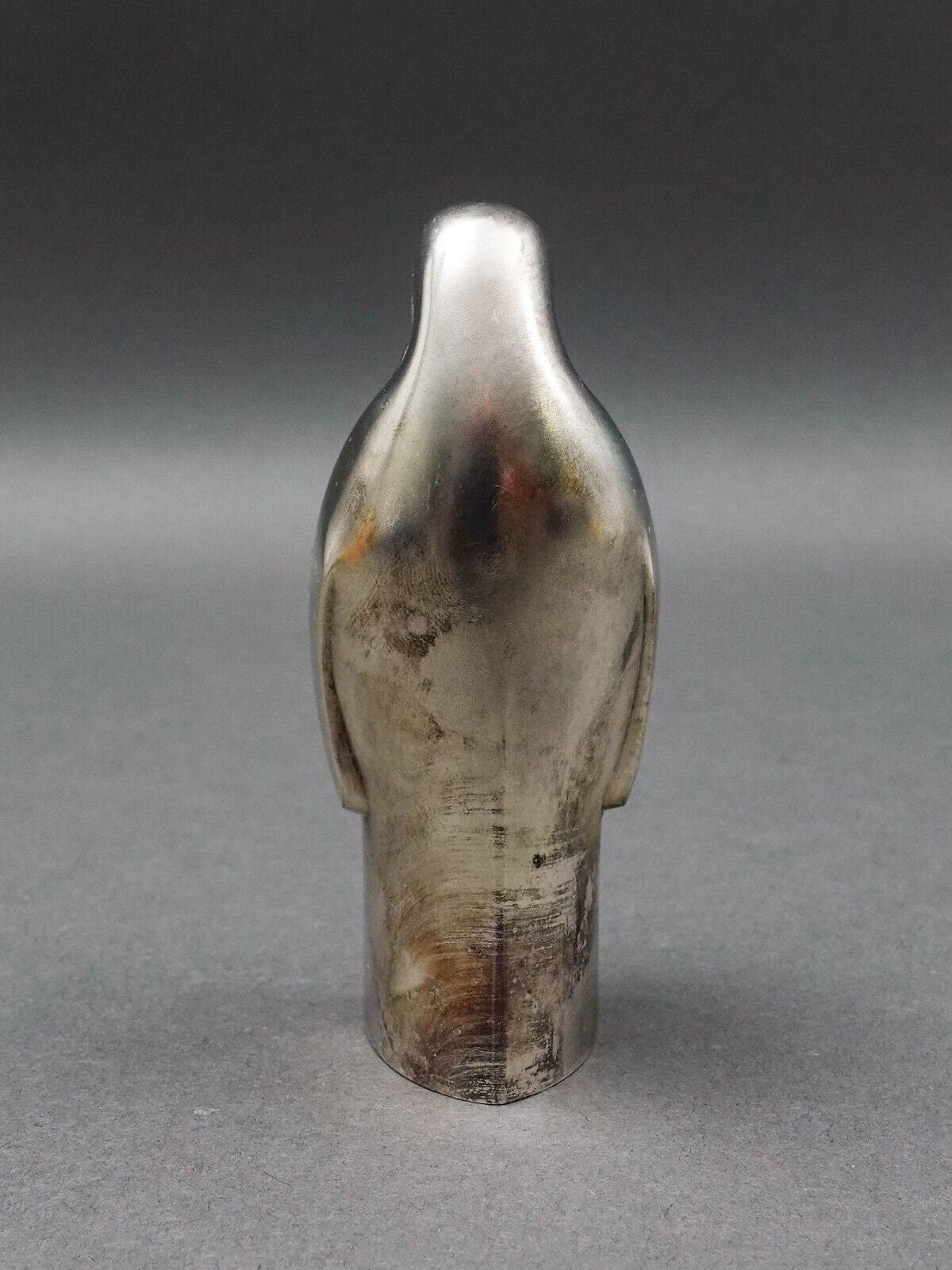 Dansk Japan MCM Silver Plated Penguin Paperweight Figurine