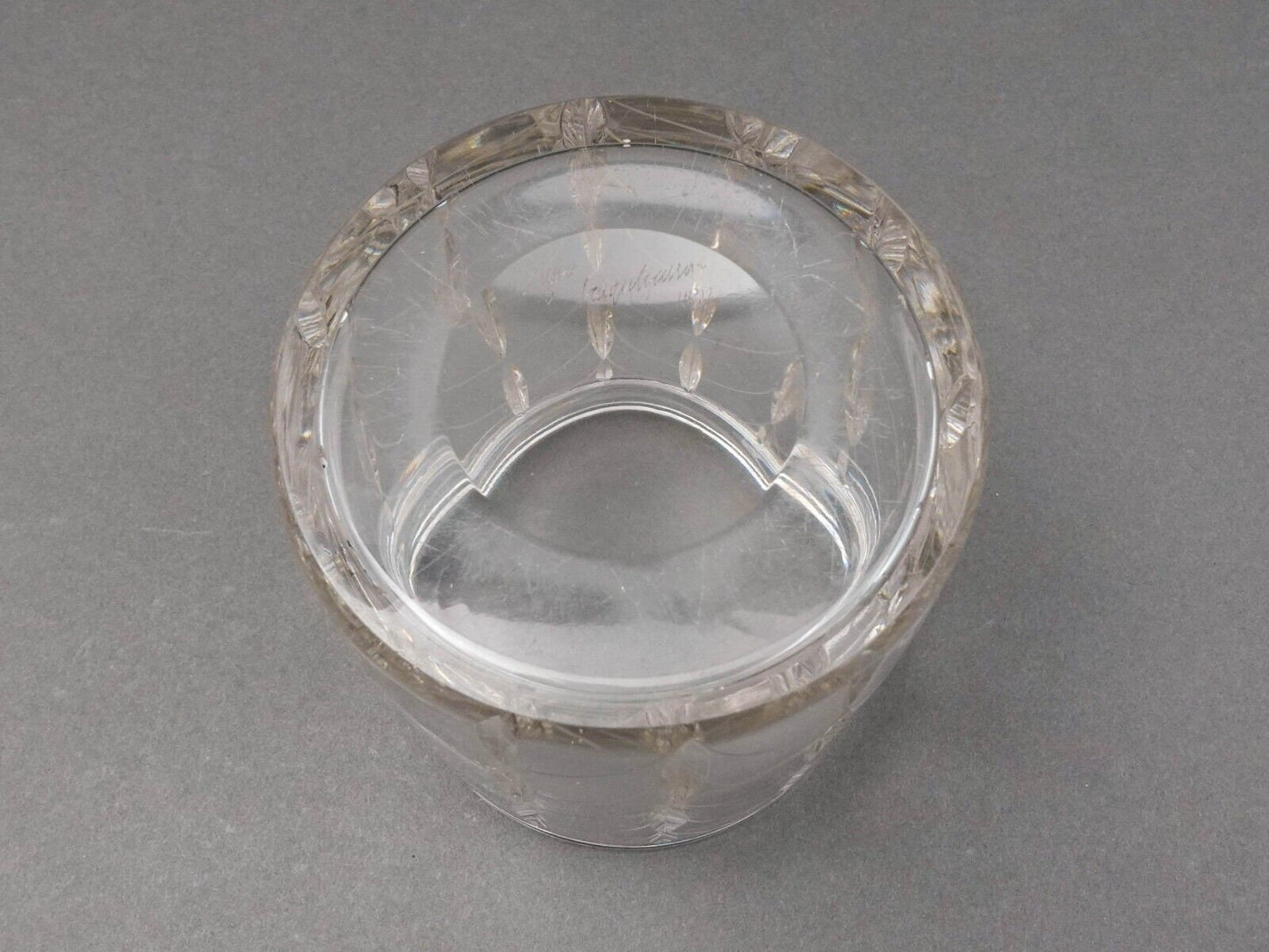Clyne Farquharson For John Walsh Crystal Kendal Lidded Biscuit Barrel Cookie Jar