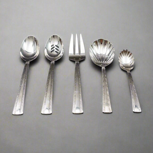 Waterford Greenwich 18/10 Stainless Steel 5 Piece Serving Set