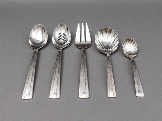 Waterford Greenwich 18/10 Stainless Steel 5 Piece Serving Set