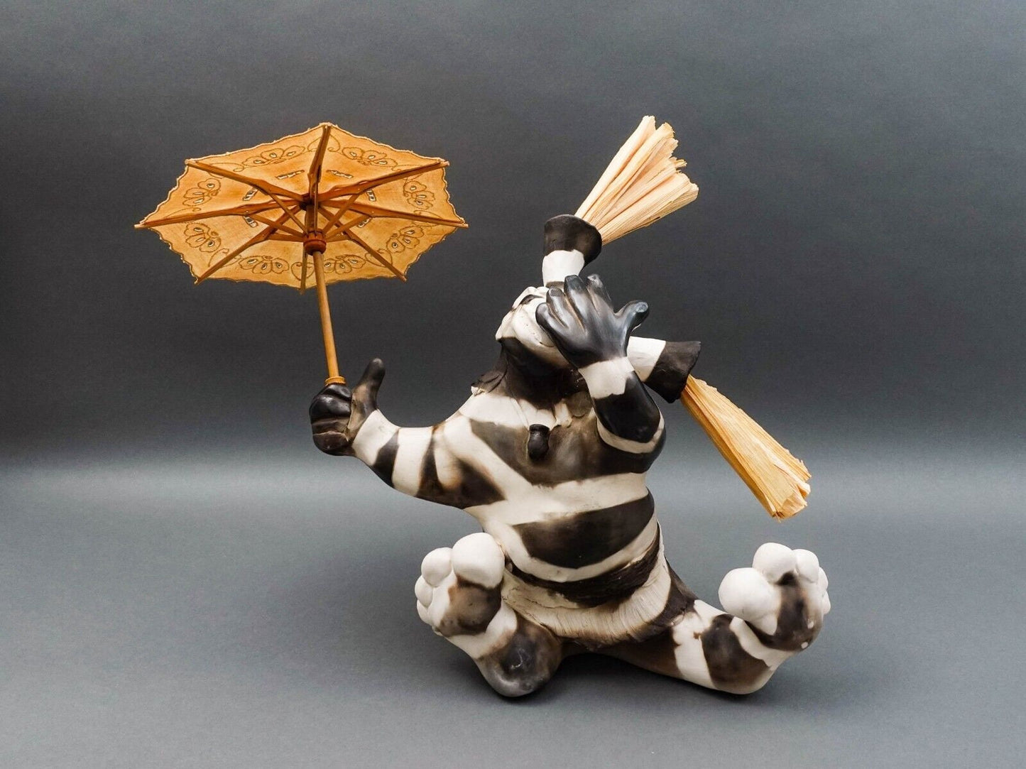 Andrew Rodriguez Luguna Pueblo New Mexico 2000 "You Know Who" Pottery Sculpture