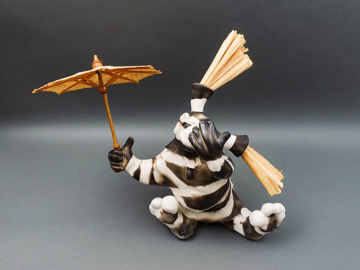 Andrew Rodriguez Luguna Pueblo New Mexico 2000 "You Know Who" Pottery Sculpture