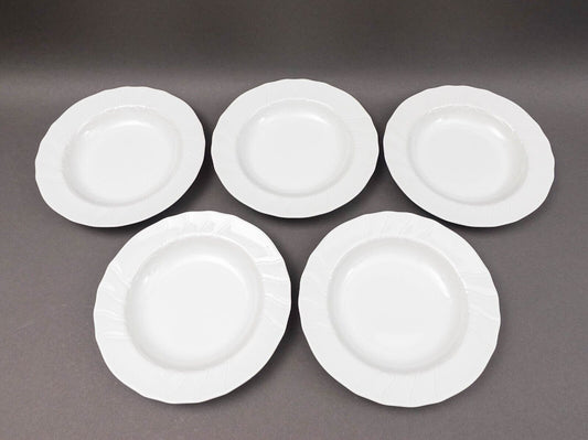 Villeroy & Boch Germany Diamant White Rimmed Soup Bowl Set Of 5