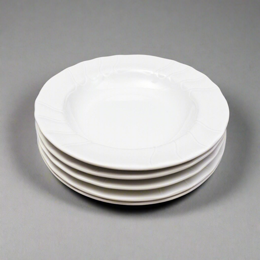 Villeroy & Boch Germany Diamant White Rimmed Soup Bowl Set Of 5