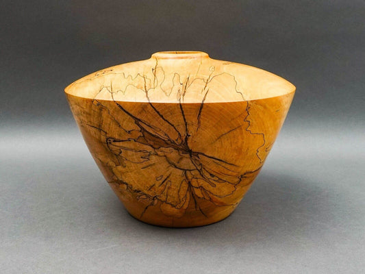Ron Pessolano (American, 1947-2017) Signed Studio Turned Wood Vase