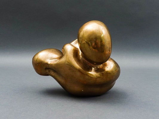 Michael Shacham (B 1938) Bronze Abstract Figural Sculpture Limited Edition 12/12