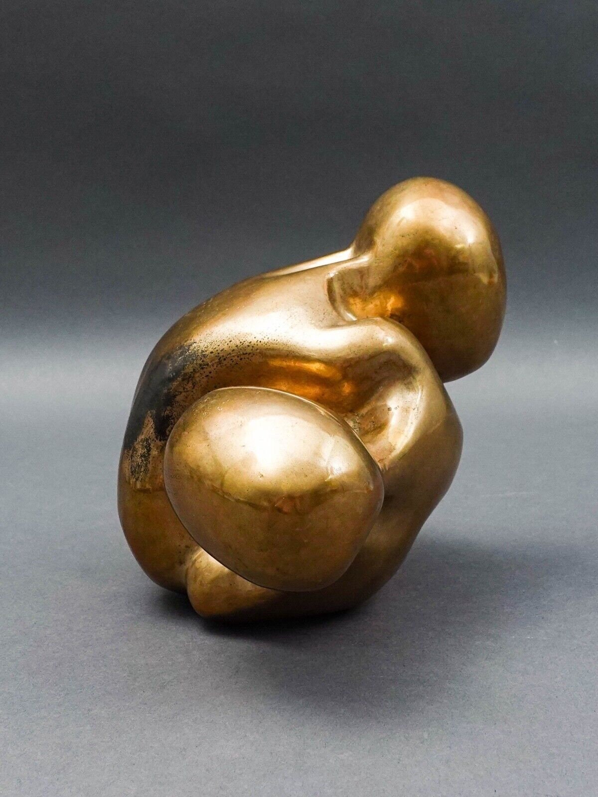 Michael Shacham (B 1938) Bronze Abstract Figural Sculpture Limited Edition 12/12