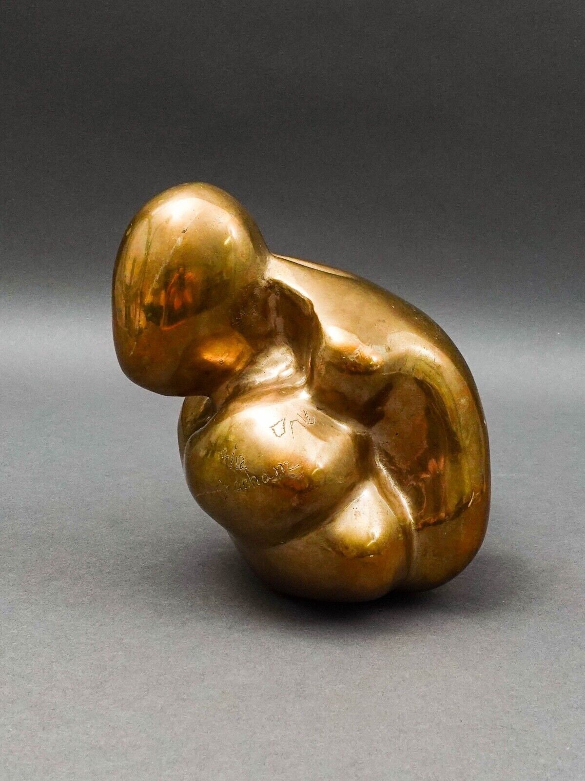 Michael Shacham (B 1938) Bronze Abstract Figural Sculpture Limited Edition 12/12