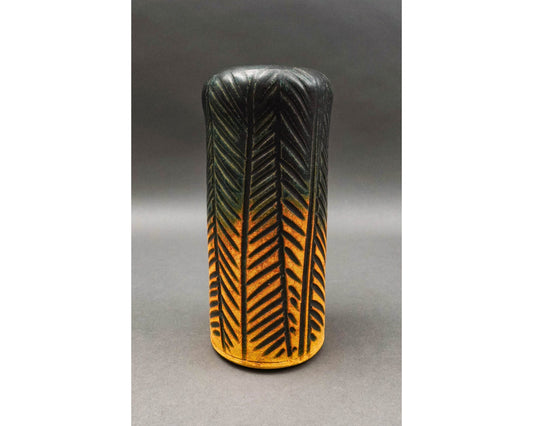 Polly Whitcomb Signed Vintage Studio Art Pottery Vase 8 1/2"